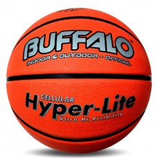 Buffalo Sports Hyper-Lite Cellular Rubber Basketball | Size 7 Neon Orange